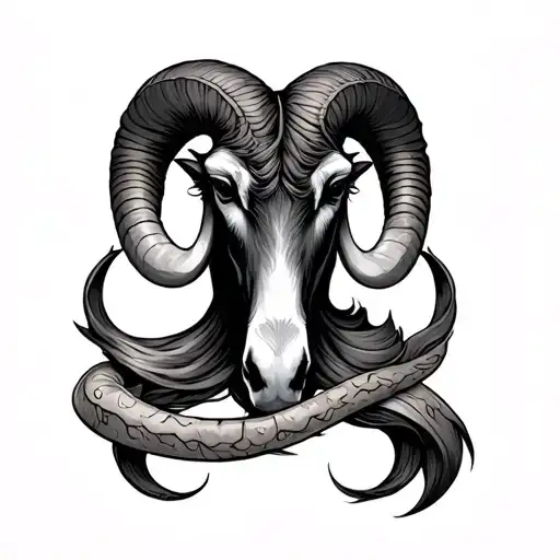 Aries And Cancer tattoo design idea