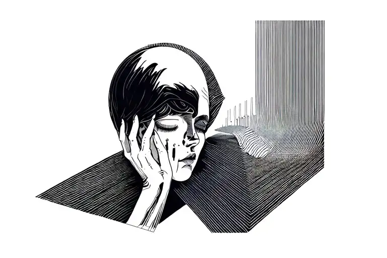 Sadness, Emptiness, Pain tattoo design idea