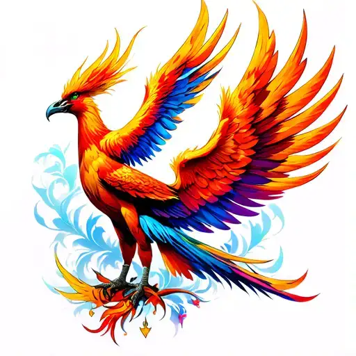 phoenix colorfull for shoulder tattoo tattoo design idea