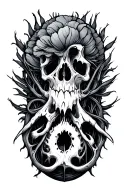 word"neurodivergant" tattoo design idea