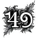 Numerology tattoo design idea