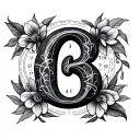 Numerology tattoo design idea