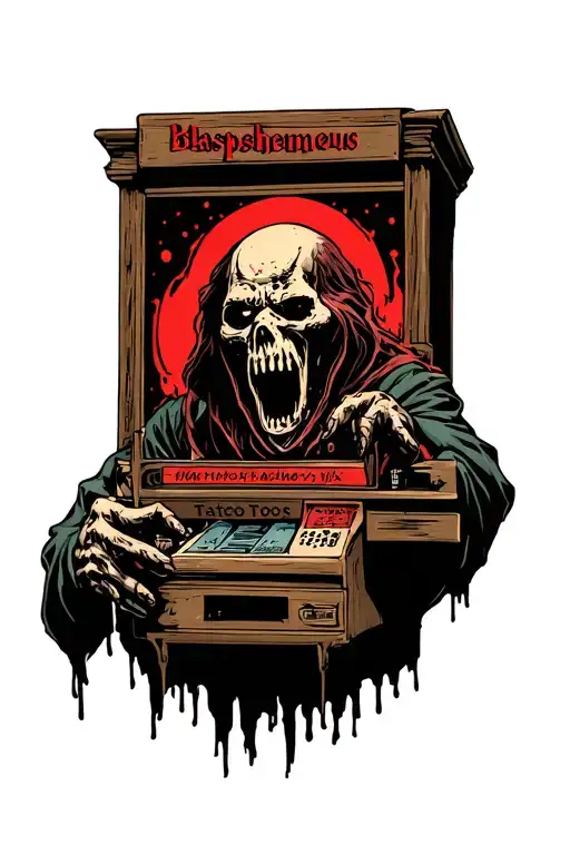 blasphemous game tattoo tattoo design idea