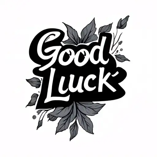 Good Luck tattoo design idea