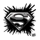 Superman Logo tattoo design idea