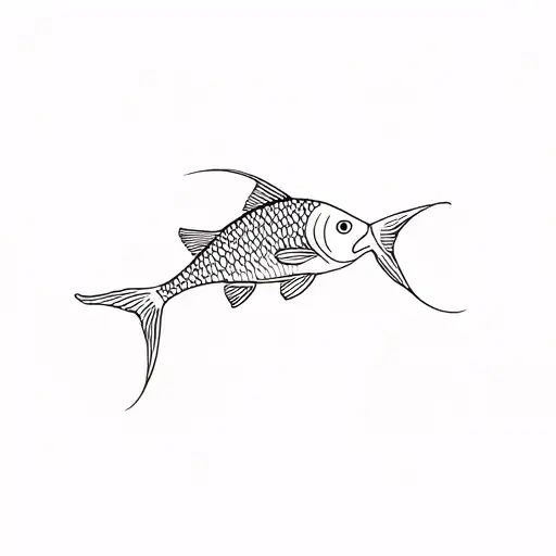 kimberly and pisces Fish tattoo design idea