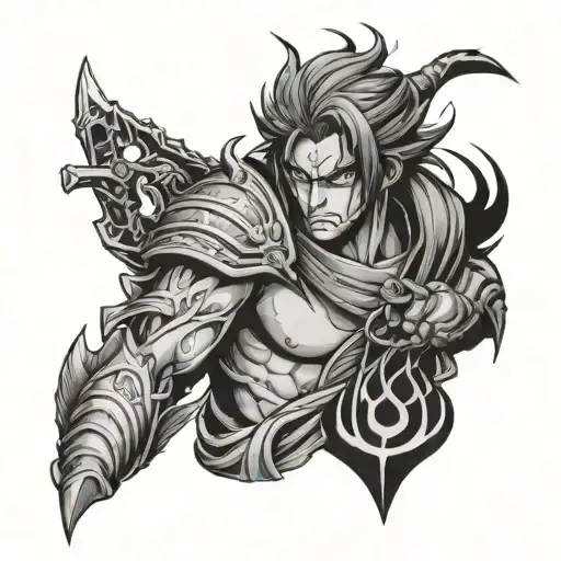 Shinobu kocho deamon slayer anime inspired tattoo tattoo design idea