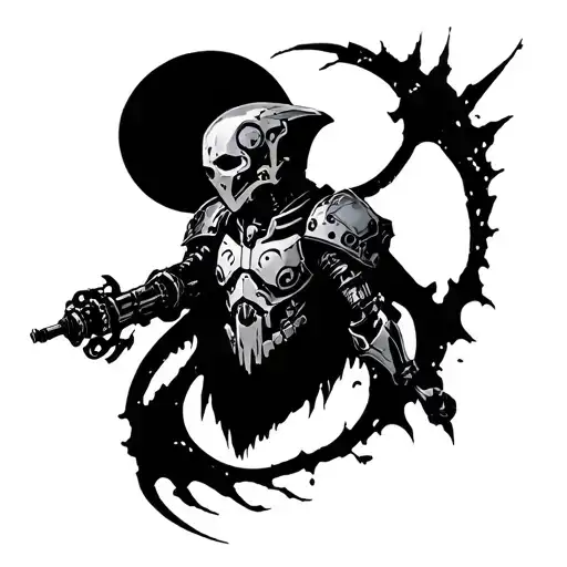 Adept Mechanicus tattoo design idea