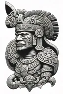Olmec Aztec Mayan tattoo design idea