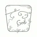 With god all things are possible tattoo design idea