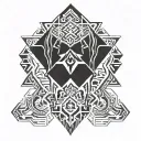 blankets tattoo design idea