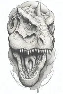 dino tattoo design idea