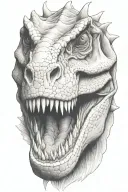 dino tattoo design idea