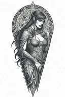Morrigan tattoo design idea