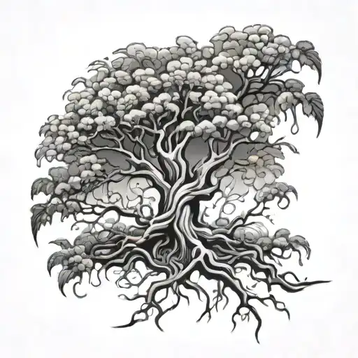 Poison Tree tattoo design idea