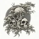 Poison Tree tattoo design idea