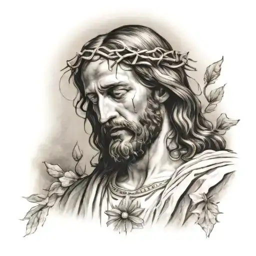 Jesus Christ tattoo design idea