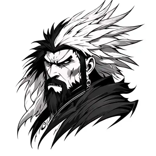 Jiraiya hezekiah tattoo design idea