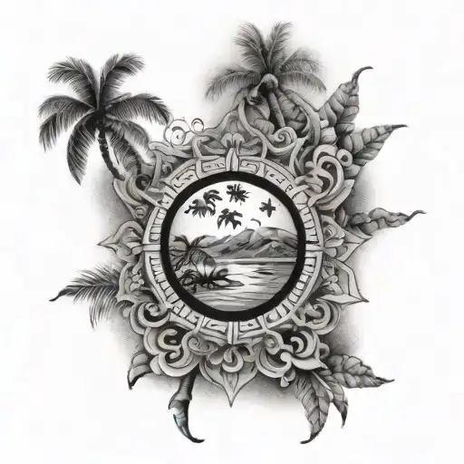 El Salvador, Dominican Republic tattoo design idea