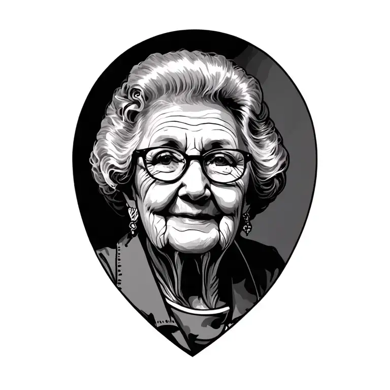 memorial tattoo grandma tattoo design idea