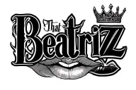 That Beatriz says with a good letter on the side and a crown on top of the b on the side and in the z that has a kiss up tattoo design idea