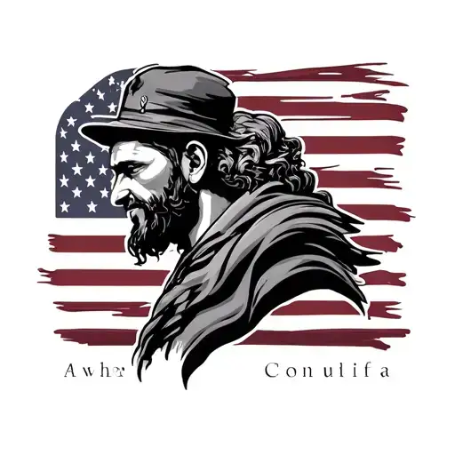fatherhood America  tattoo design idea