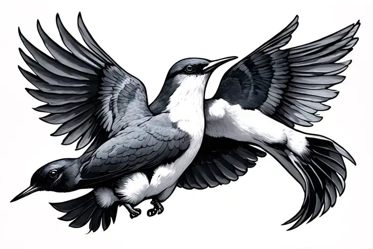 swallows stomach tattoo tattoo design idea