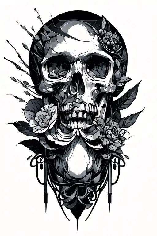 illusion machines tattoo design idea
