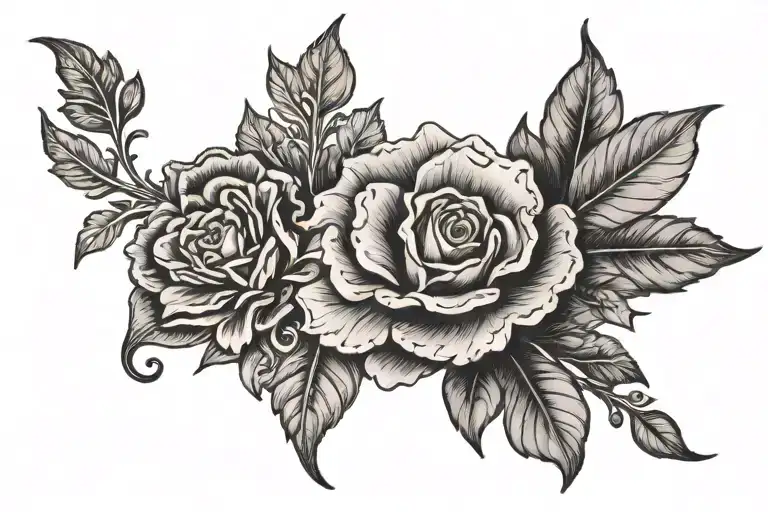 Hadestown Tramp Stamp tattoo design idea