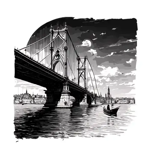 bridge of istanbul tattoo design idea