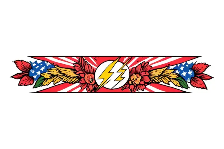 Traditional Flash tattoo design idea