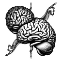 brain adhd tattoo design tattoo design idea