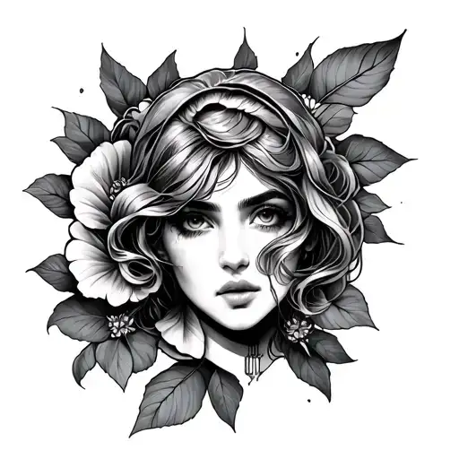 Create a tattoo for a girl on a phalanx of your fingers to hide a scar tattoo design idea