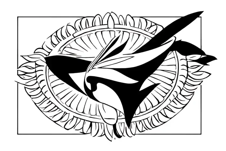 May 26th,1964 to November 30th, 2025 Ivory Coast Flag and The symbol of The God Akame tattoo design idea