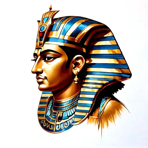 King Tut tattoo design idea