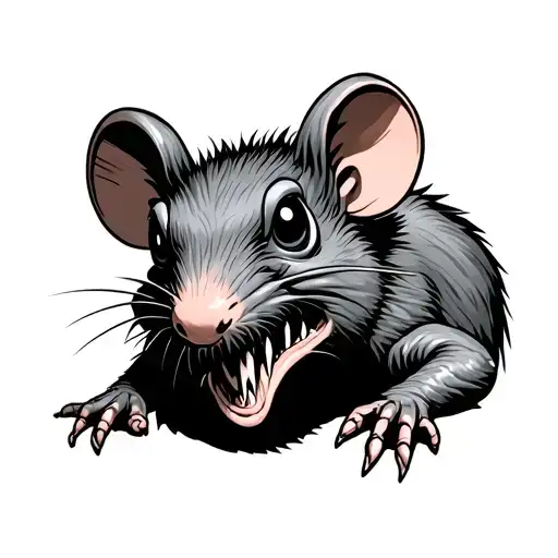 Rat Fink tattoo design idea