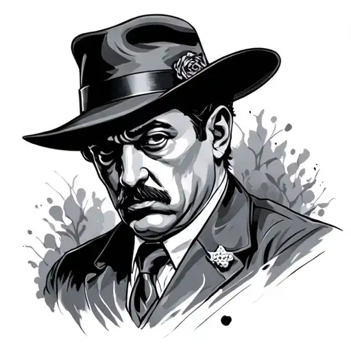Mafia tattoo design idea