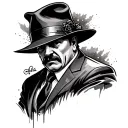 Mafia tattoo design idea