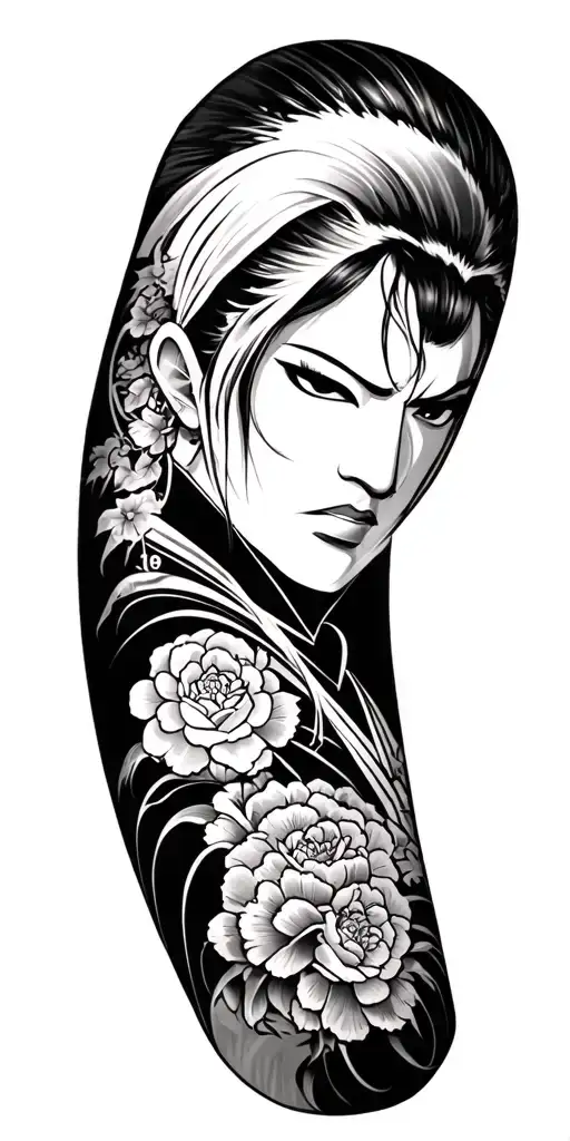 Japanese yakuza sleeve tattoo tattoo design idea