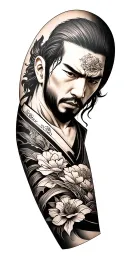 Japanese yakuza sleeve tattoo tattoo design idea