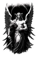Raphael Archangel tattoo design idea