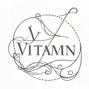write : VITAMIN tattoo design idea