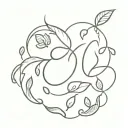 write : VITAMIN tattoo design idea