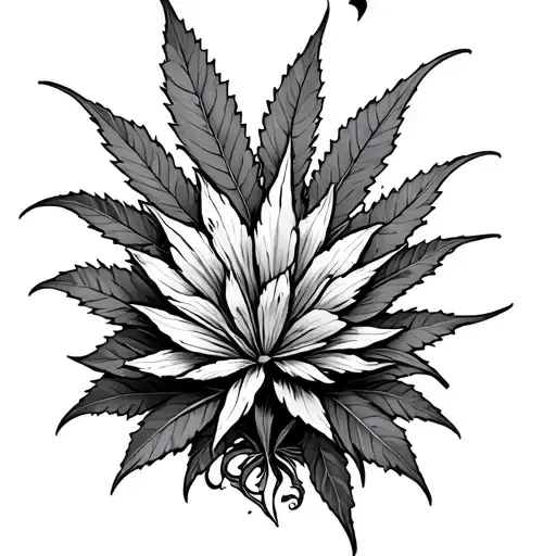 420 tattoo design idea