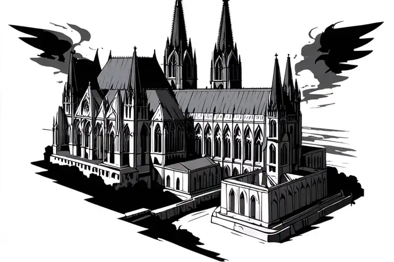 cologne cathedral tattoo design idea