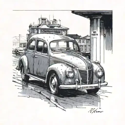 The rain drummed against the car windows as Leo Martin, his nose pressed against the window, watched their new tattoo design idea