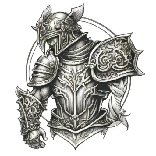 Armor Of God tattoo design idea