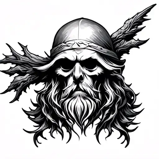 Hermit tattoo design idea