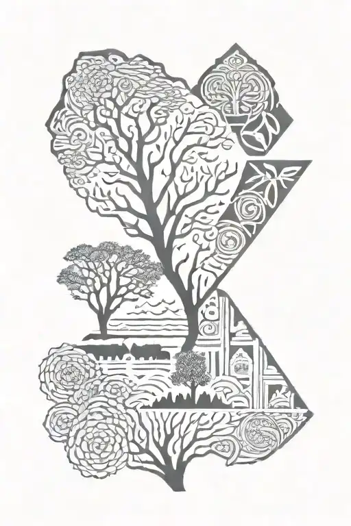 south Africa ireland tattoo design idea