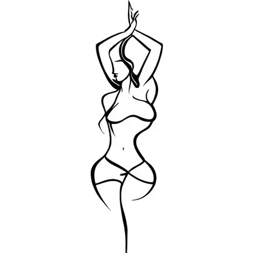 Prostitute logo tattoo design idea